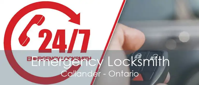 Emergency Locksmith Callander - Ontario