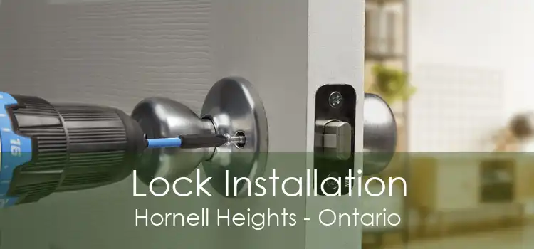 Lock Installation Hornell Heights - Ontario