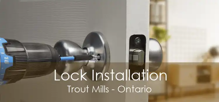 Lock Installation Trout Mills - Ontario
