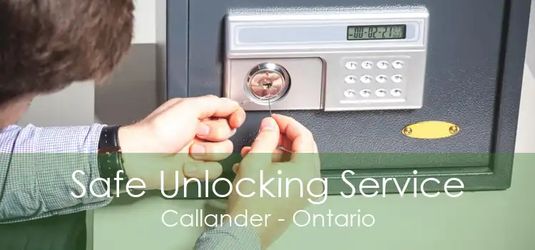 Safe Unlocking Service Callander - Ontario